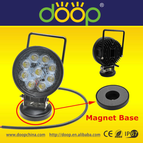 New design magnet LED work light, 27W led work light