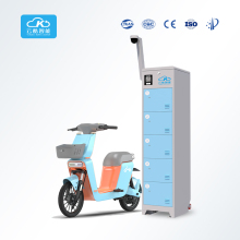 5-Slot Battery Swap Cabinet: Integrates Batteries and Ebikes