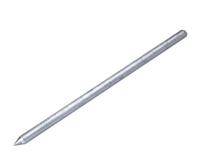 Varilla de tierra de acero galvanizado