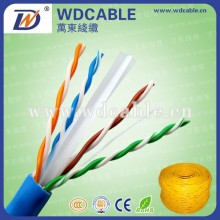Telecommunication cable PVC insulated UTP cat6 network cable