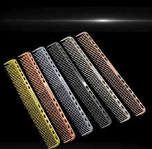 Aluminum Metal Hair Comb Styling Tool Anti-static Comb