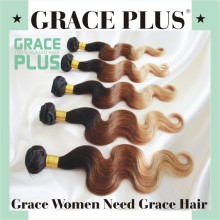 New Popular three Tone Body Wave Ombre Color Hair Extension ,Ombre Colored three Tone Virgin Hair body Wave