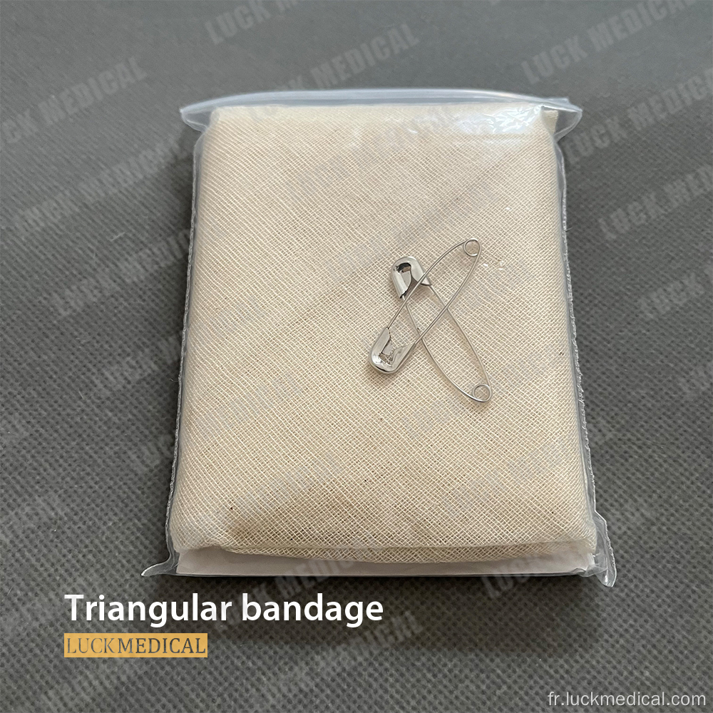 Bandage triangulaire Utilisation médicale