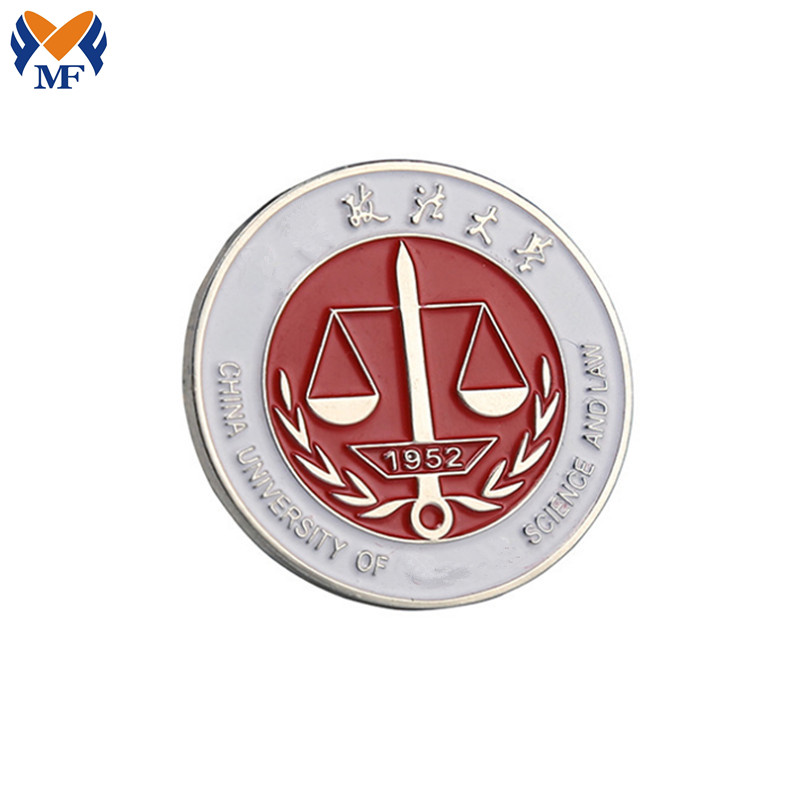 Metal Custom Round Brass Anniversary Lapel Pin