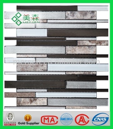 YSJ001 italian premium glass mosaic tile