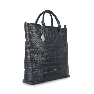 Croc-embossed Tote Crocodile Grab Bag Kelly Crocodile Bag