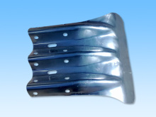 Thee wave end tails for highway guardrails