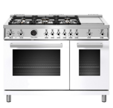 48 Dual Fuel Range Brass Burners Griddle Electric