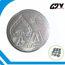 custom metal token for game machines