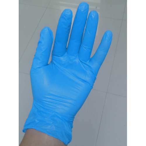 vinyl nitrile blended gloves comfort with different colors