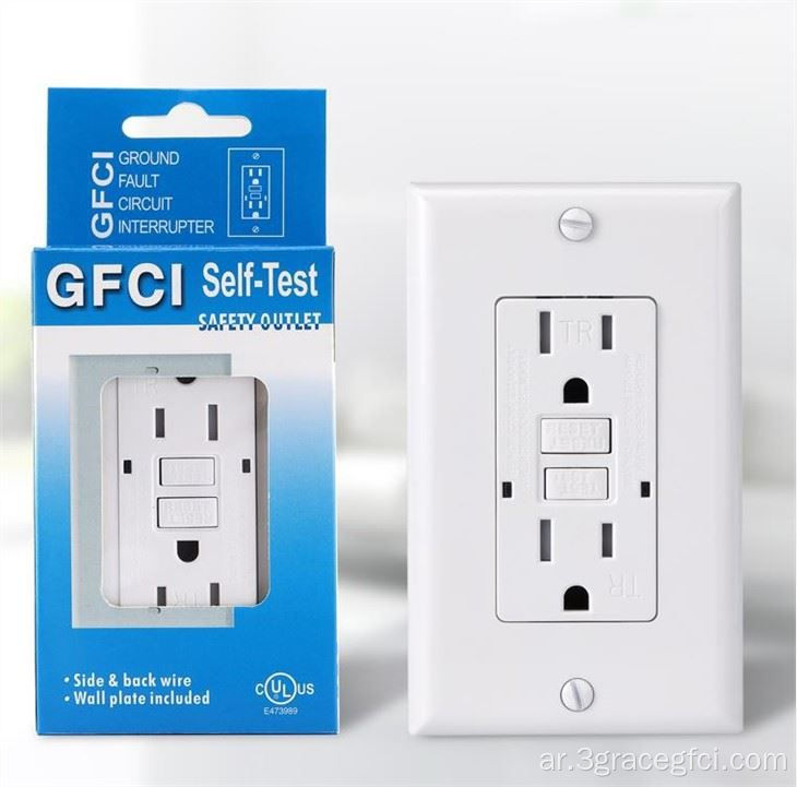 وعاء منفذ الجدار GFCI