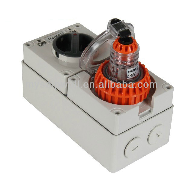 saipwell IP66 Excellent quality 56CV315 Combination switch socket