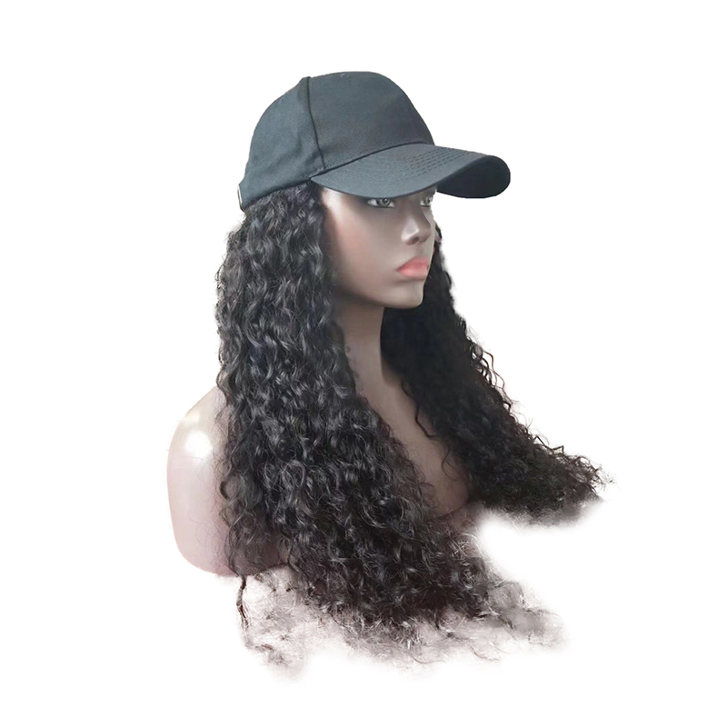 new hot sale natural human hair wig with cap-design, wholesale Malaysian human hair wig