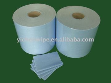 Wood Pulp & Polyester Fabric Industrial Cleaning Cloths