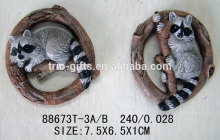 polyresin leopard cat magnet