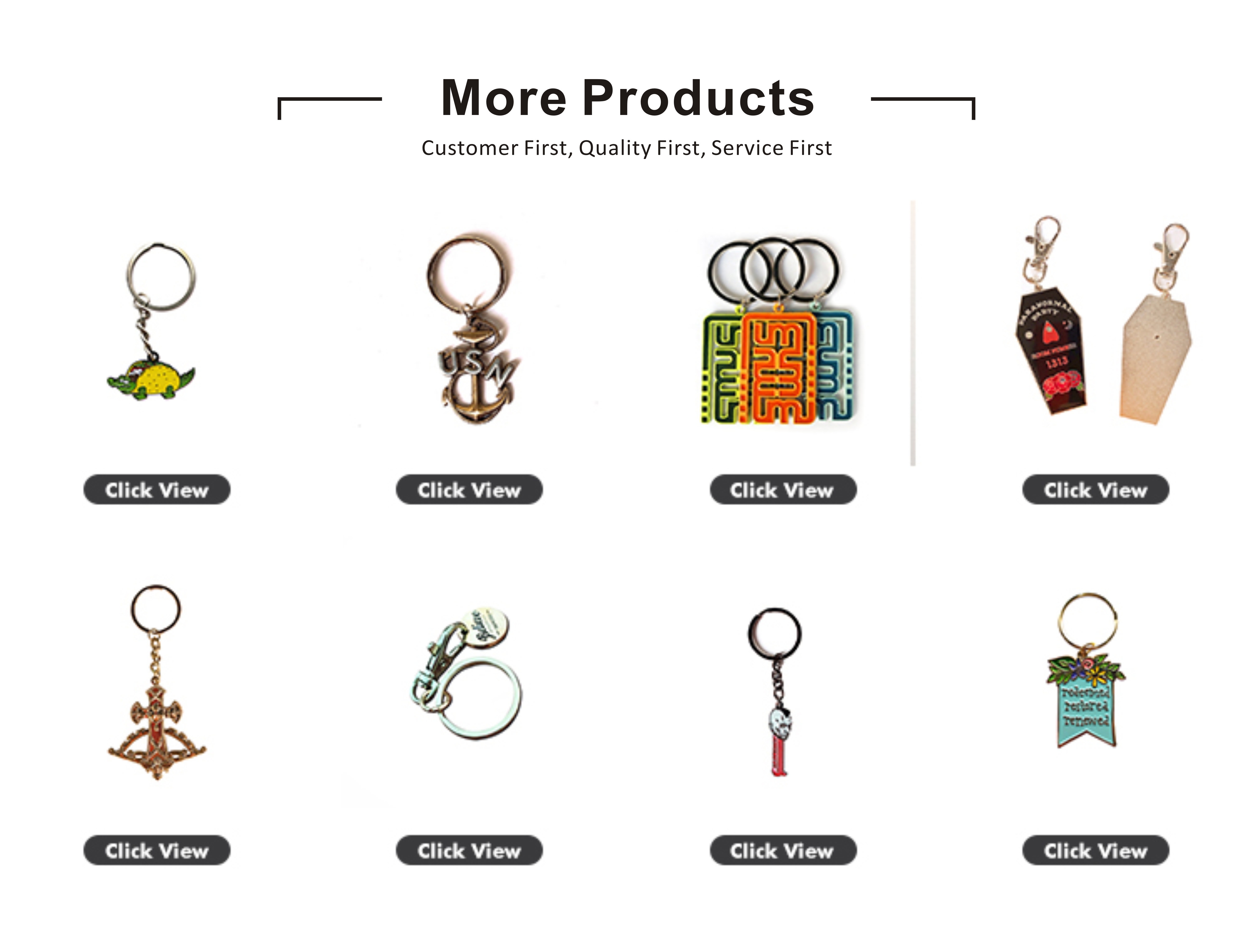 Hot selling personality style popular metal key chain with logo no minimum custom key ring