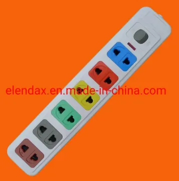 Universal 6 Way Outlet Extension Socket E1006S