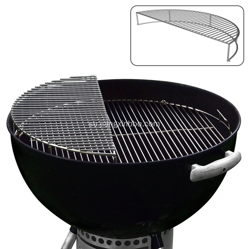 Stainless Steel pemanasan Grilling roko ékspansi rak