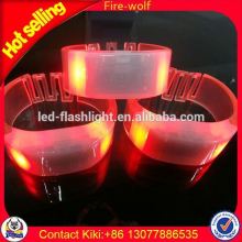 Voice Activate Led Bracelet/Remote Controlled Bracelets For Event