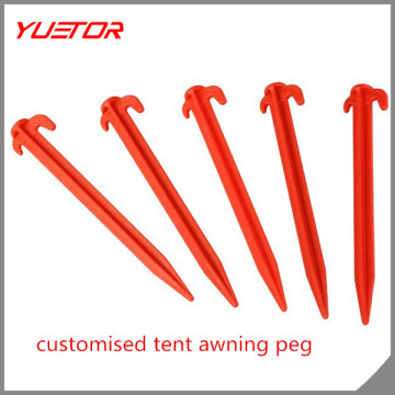 Plastic Tent And Awning Pegs With Hook