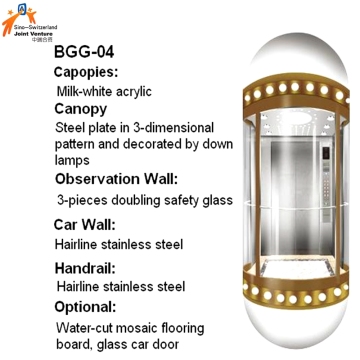 Glass Elevator Commercial Elevator