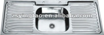 Hot sale double drainboard kitchen sinks-YTS12050A