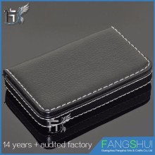 Free sample genuine leather name card holder leather card case selling