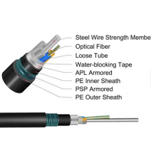 fiber optic cable 6 core price GYFTA53 buried single mode 96core fiber optic cable Manufactory