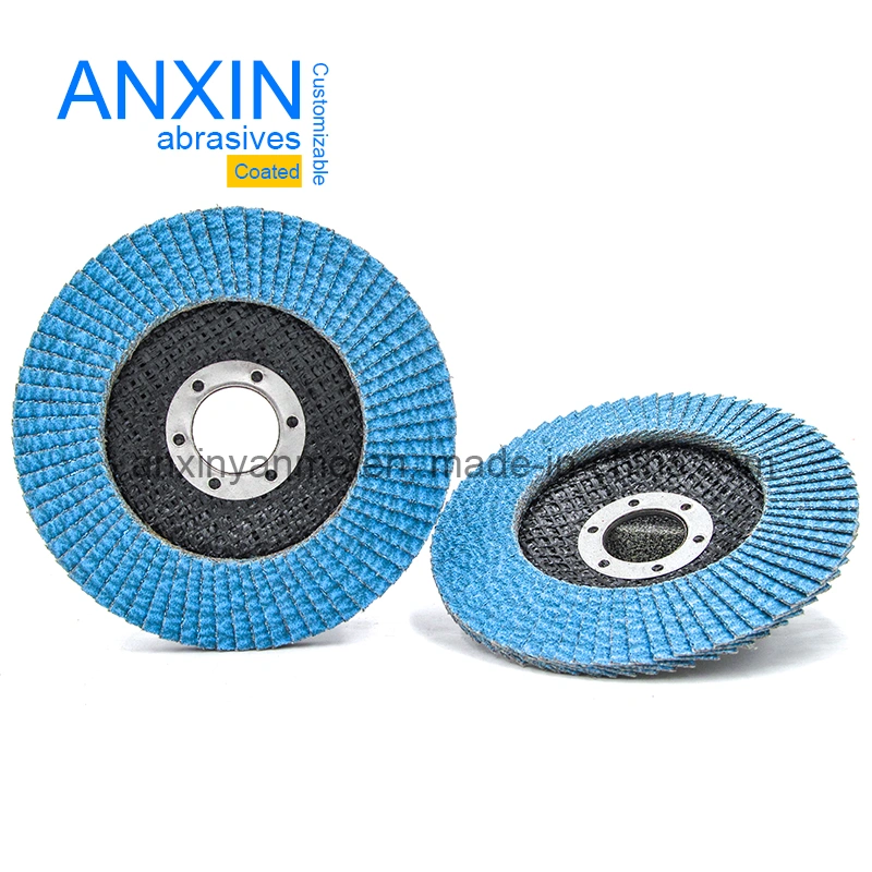 Flap Disc with Blue Color Ceramic Sand Cloth for Stainless Steel or Metal