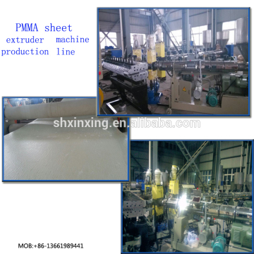 HIPS/PMMA/ABS sheet extruder machine