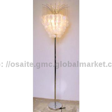 Hot sale white feather floor lamp