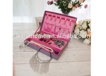 well organized jewelry box for earrings, necklace, bracelet, etc.