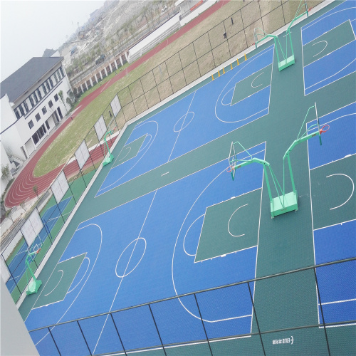 PP Court Tiles vloeren voor outdoor basketbalveld