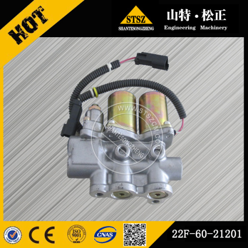 PC50MR-2 Valvola del solenoide 22F-60-21201 Komatsu Parti di ricambio