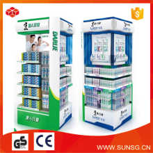 Merchandise supermarket display stand or cardboard display stand