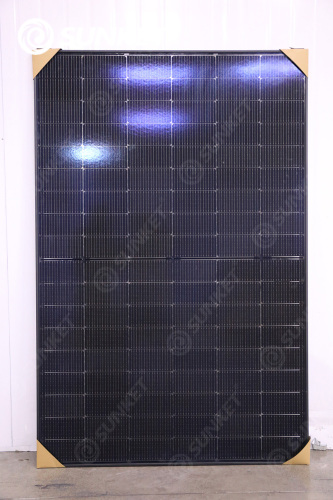 Panel Solar Topcon 420W 430W 16BB 2 Kaca Semua Panel Hitam