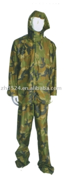 military raincoat