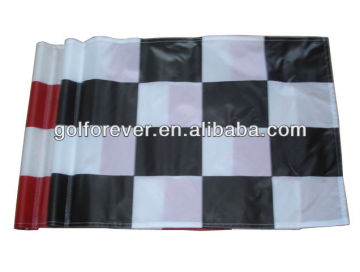 stripped color golf flag for golf course