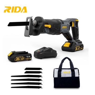 20V Cordless Reciprocating Saws: Bundle with Two 4.0Ah Batteries and Charger