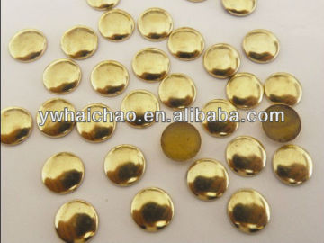 hot fix copper nail head copper stud dome factory hot fix dome