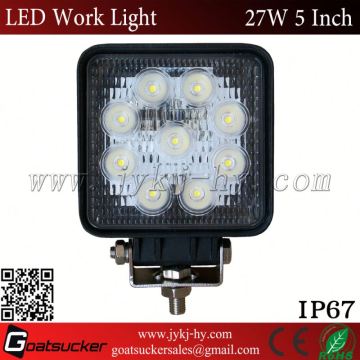 High quality 27w led work light light/ 12v 24v 27w led work light/ new 27w car led tuning light led work light