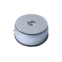 Rotary LED Display Base with Silver Plastic LED Light