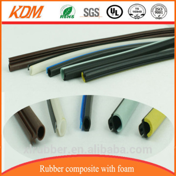 Dense rubber extrusion/Spong foam rubber extrusion