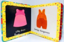 FDT customized creative baby cloth touch and feel board book printing