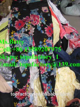 2014 wholesale cream used clothes used clothing lots
