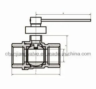 Brass Magnetic Lock Ball Valve (Q290)