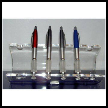 bending acrylic pen holder,clear acrylic pen holder