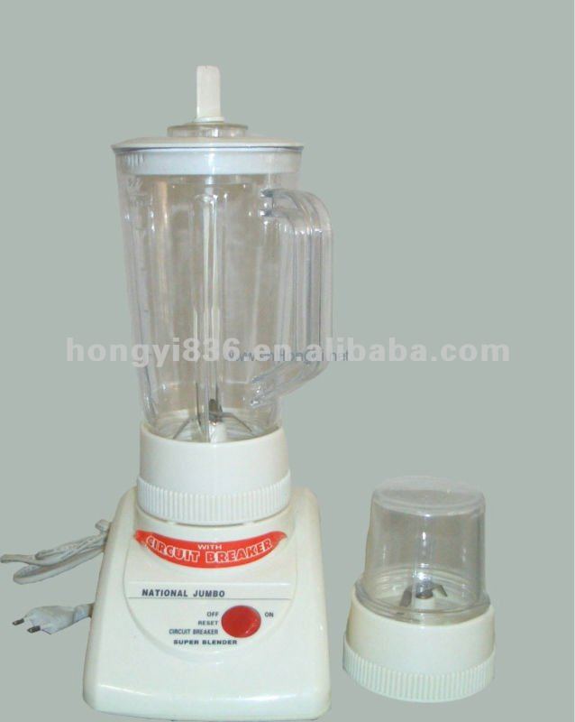 electric food blender 1L plastic jar