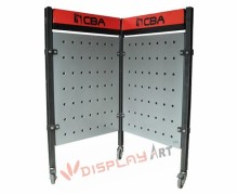 Double side eyeglasses display shelf