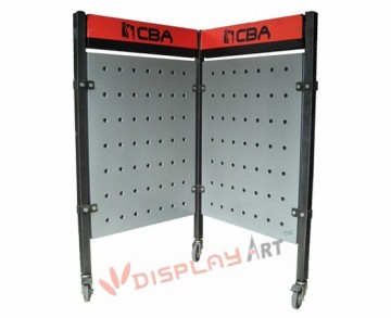 Double side eyeglasses display shelf